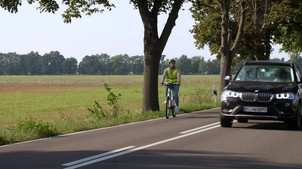Ungeschützte Verkehrsteilnehmende - Abstand halten: DVR/UK/BG-Schwerpunktaktion 2022