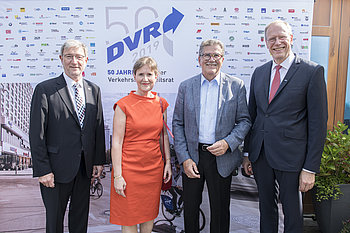 Prof. Dr. Walter Eichendorf, DVR-Präsident, Ute Hammer, Geschäftsführerin des DVR, Prof. Dr. Dr. Rainhard Urban, ehem. Direktor des Instituts für Rechtsmedizin der Universitätsmedizin Mainz. Foto: Marco Urban