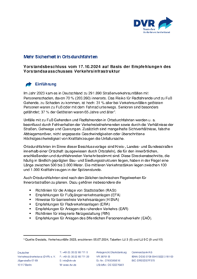 Vorschaubild der PDF-Datei Beschluss: Mehr Sicherheit in Ortsdurchfahrten