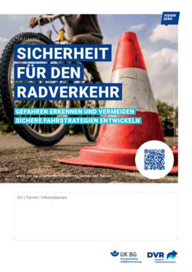Vorschaubild der PDF-Datei Plakat A2: Sicherheit im Radverkehr