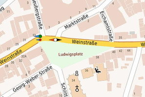 Bild 26 | EUSKa-Auszug zum Verkehrsunfallgeschehen mit Personenschaden in den Jahren 2019 bis 2021: 3 Unfälle mit einer leichtverletzten Radfahrerin und zwei schwerverletzten Personen, in einem Fall eine E-Rollstuhlfahrerin (Alleinunfall), im zweiten Fall ein Fußgänger – in beiden Kollisionsfällen aufgrund Fehlverhaltens der Kraftfahrzeugführenden
