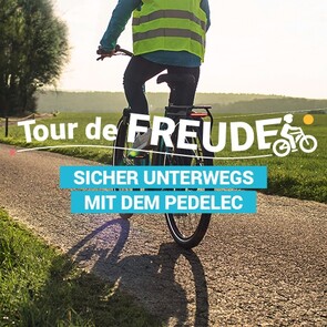 Bildkachel mit Logo „Tour de Freude“