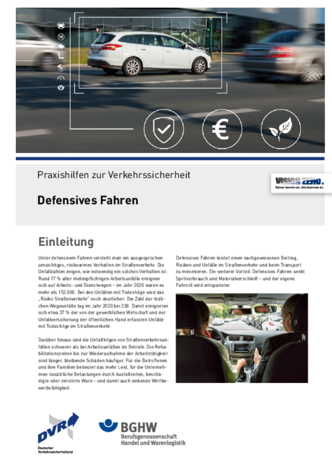 Was Versteht Man Unter Defensivem Fahren Praxishilfe: Defensives Fahren | Deutscher Verkehrssicherheitsrat
