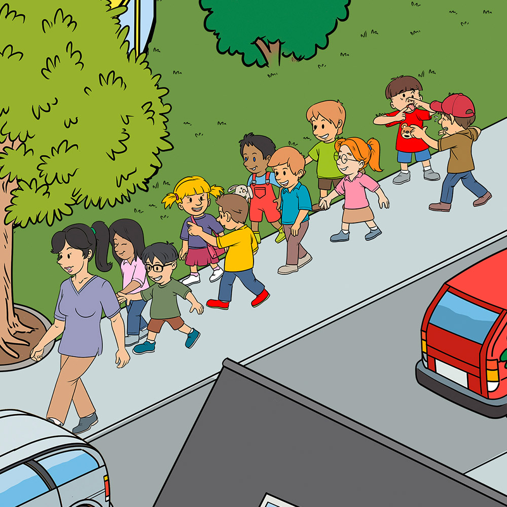 11 ... Kitaweg und Schulwegplanung