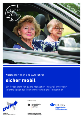 Vorschaubild der PDF-Datei Broschüre „sicher mobil: Autofahrerinnen und Autofahrer“