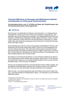 Vorschaubild der PDF-Datei Beschluss: Technische Maßnahme an Fahrzeugen mit kraftbetriebenen Aufbauten und Aufbauteilen zur Erhöhung der Verkehrssicherheit