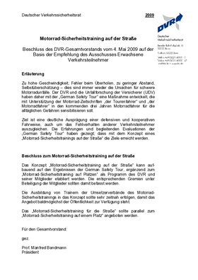Vorschaubild der PDF-Datei Motorrad-Sicherheitstraining auf der Straße