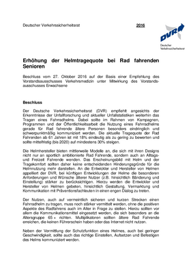 Vorschaubild der PDF-Datei Erhöhung der Helmtragequote bei Rad fahrenden Senioren