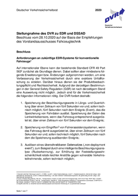 Vorschaubild der PDF-Datei Stellungnahme des DVR zu Event Data Recordern