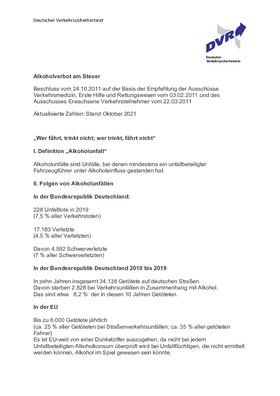 Vorschaubild der PDF-Datei Beschluss: Alkoholverbot am Steuer
