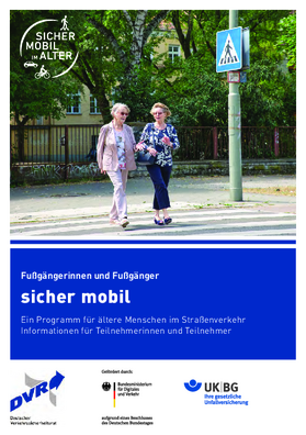 Vorschaubild der PDF-Datei Broschüre „sicher mobil: Fußgängerinnen und Fußgänger“